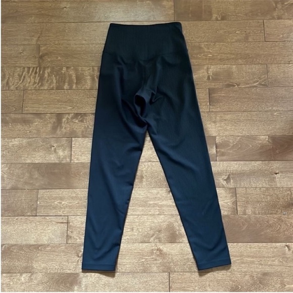 Girlfriend Collective Ribbed High Rise Compressive Leggings Black XXS - Picture 5 of 11